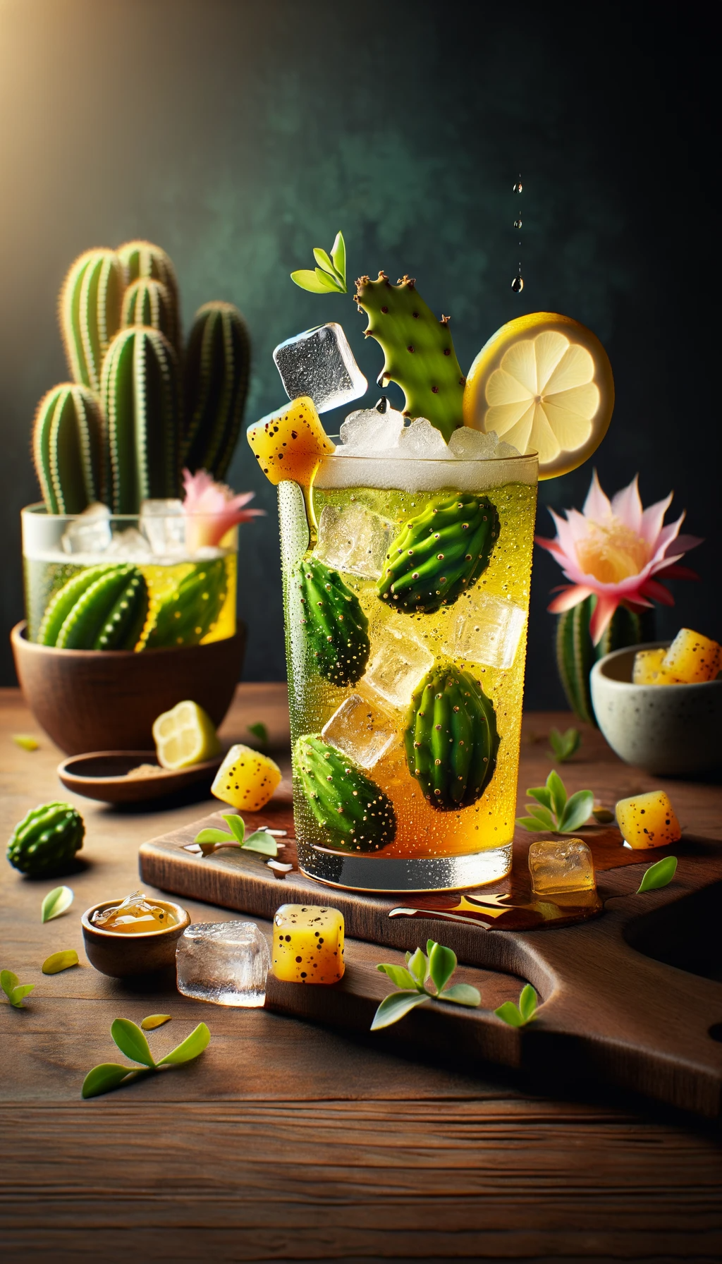 🍹 One Juice to One City: Clovis, California - Desert Garden Iced Tea 🌵🍹🍋🍯❄️