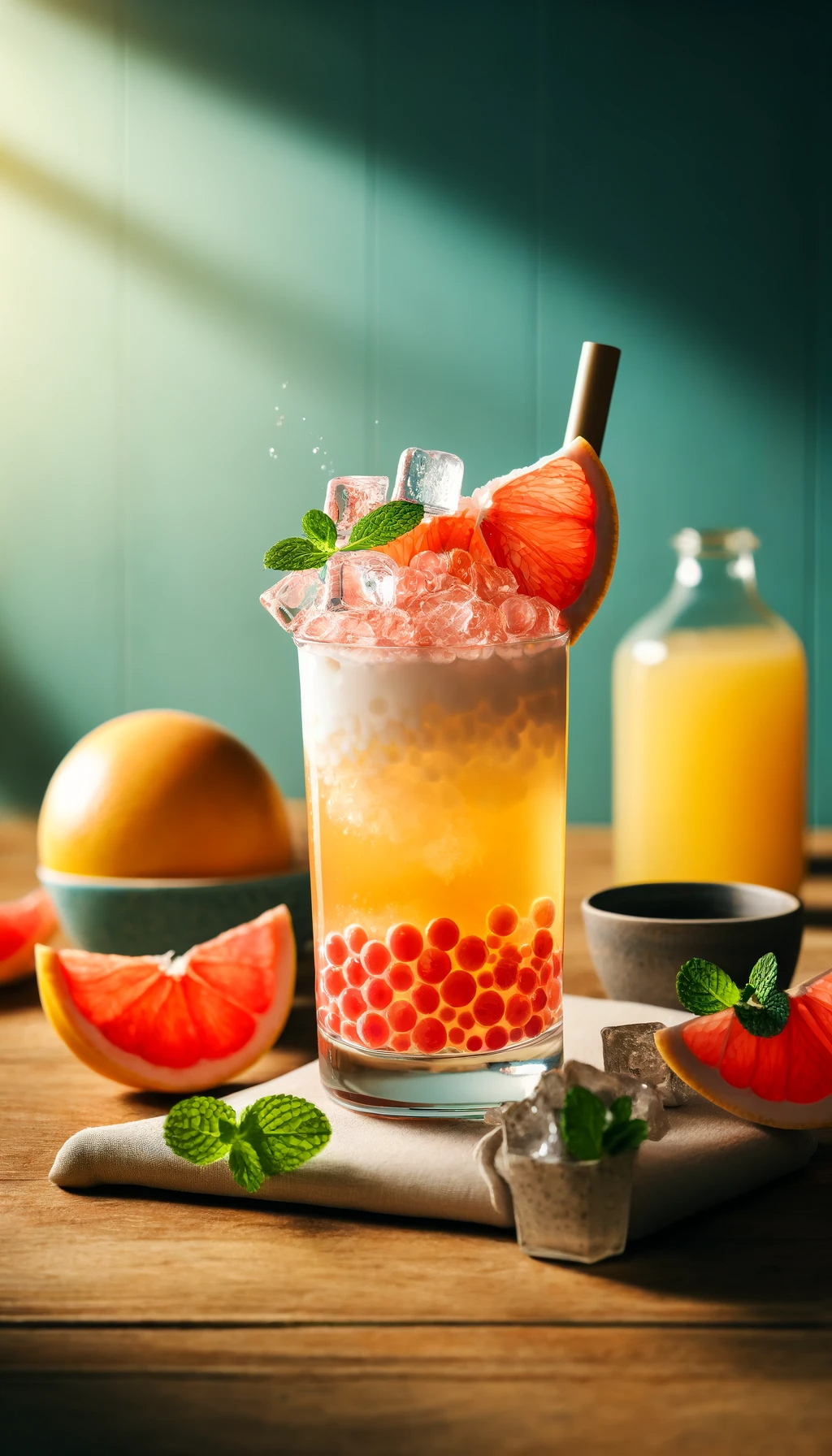 🍹 One Juice to One City: Pearland, Texas - Pearl Grapefruit Cooler 🍊🍯🥤🧊