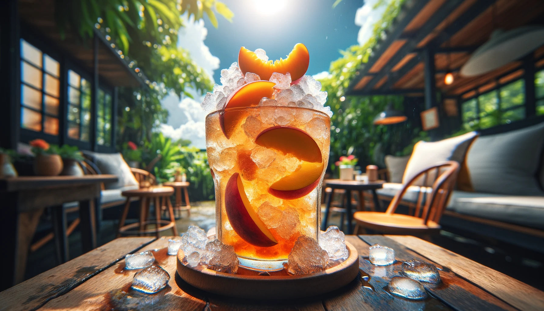 Refresh Your Summer with Vividmoo's Peach Iced Tea