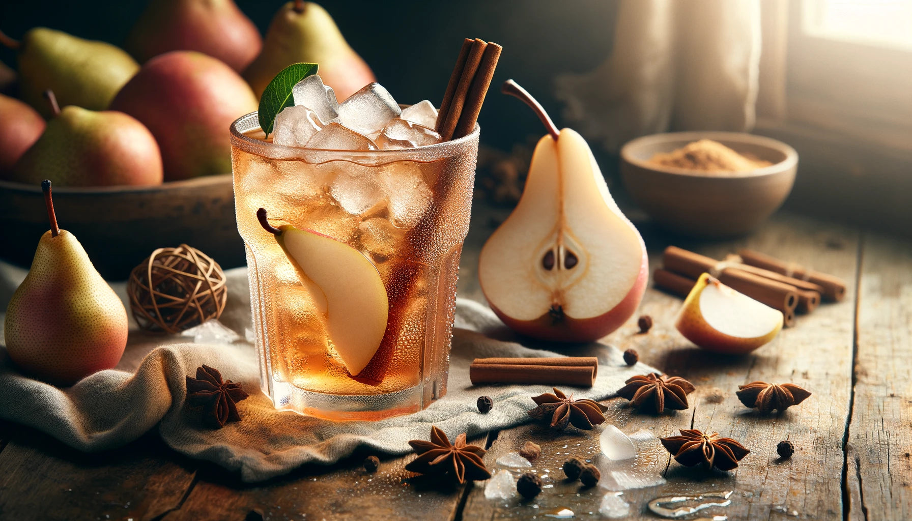 Refreshing Spiced Pear Iced Tea Recipe