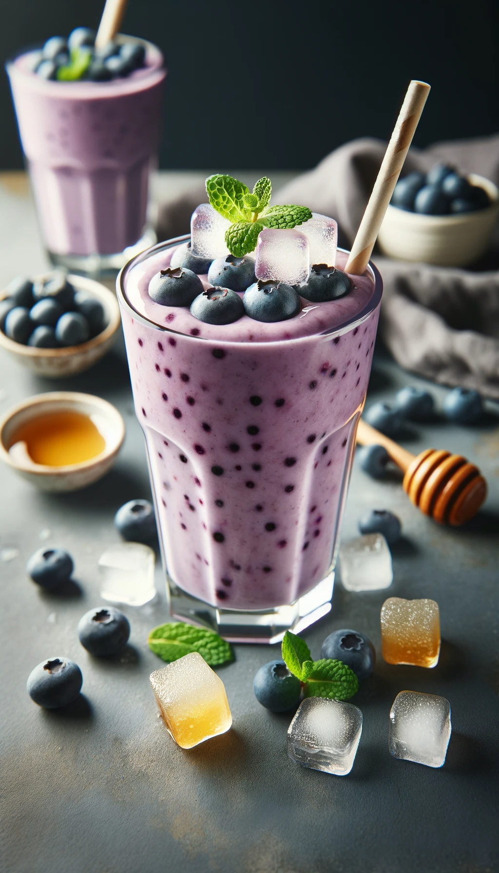 🍹 One Juice to One City: College Station, Texas - Scholarly Blueberry Smoothie 🍓🌿